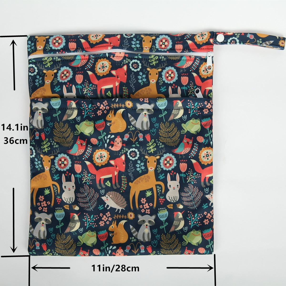 Two Zippered Waterproof Wet Dry Bag Neutral Print