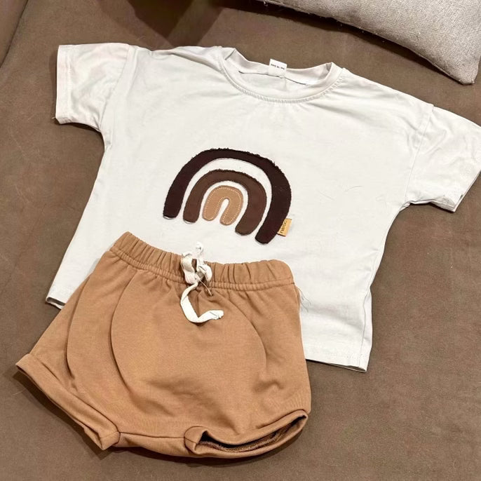 1pc: Baby Toddler Unisex Tan Summer Shorts