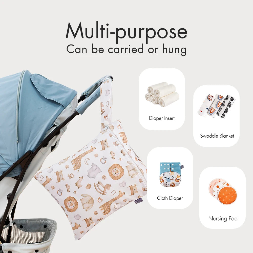 3Pcs Travel Wet Dry Bag Waterproof