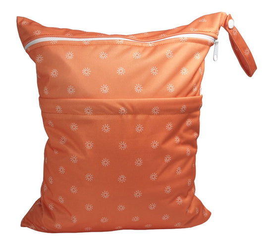 Two Zippered Waterproof Wet Dry Bag Neutral Print