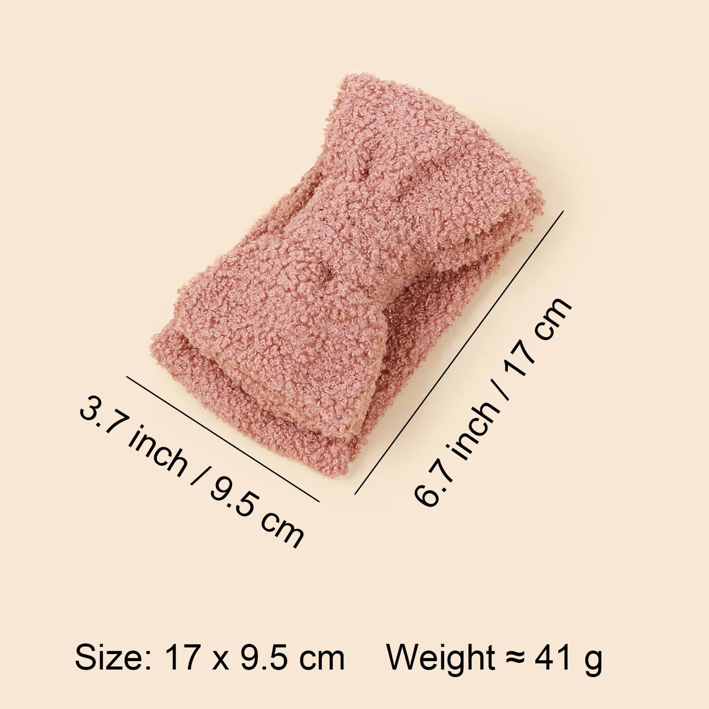 Oversized Baby Girls Dark Pink Headband Newborn 0-3 Baby Kids