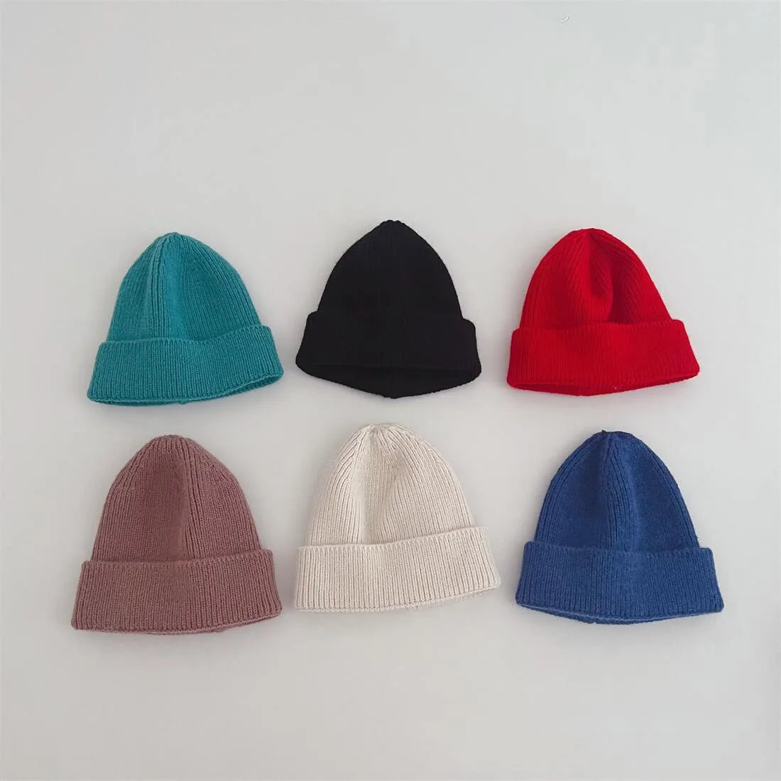 Toddler Kids Unisex Soft Knitted Hat Fall Winter