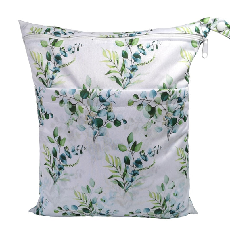 Two Zippered Waterproof Wet Dry Bag Neutral Print