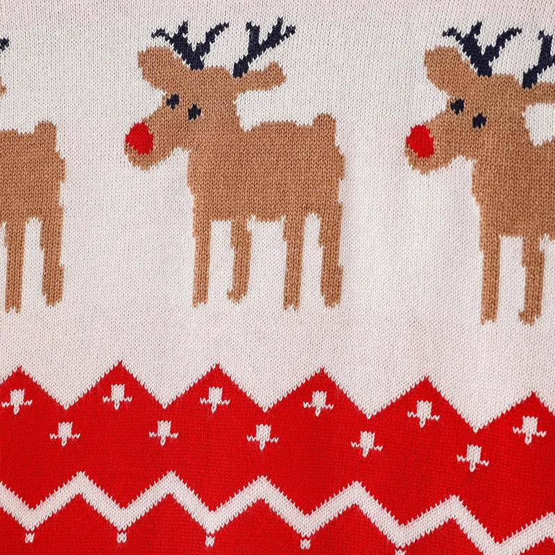Toddler Kids Christmas Winter Deer Knitted Sweater Outerwear