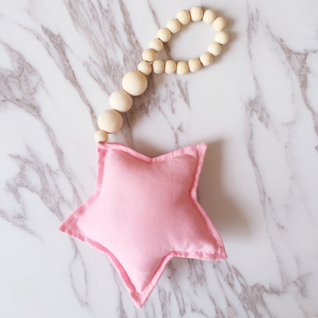 Boho Nordic Hanging Star Wall Decoration for Nursery Kids Room Home Decor