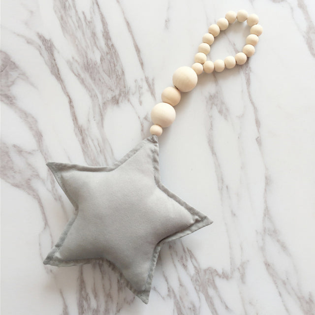 Boho Nordic Hanging Star Wall Decoration for Nursery Kids Room Home Decor