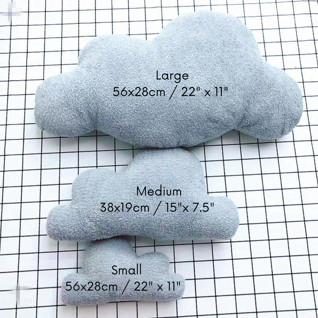 Cloud Sherpa Throw Pillow Cushion Plush Toy Nursery Decoration Gift