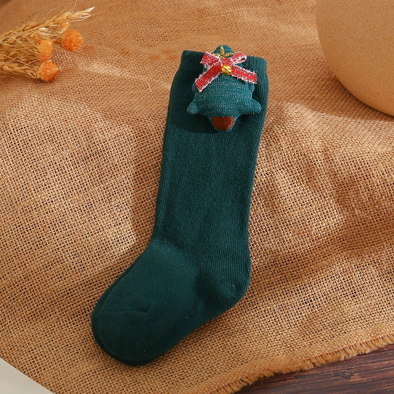 0-5T Baby Toddler Kids Holiday Christmas Themed Cotton Socks