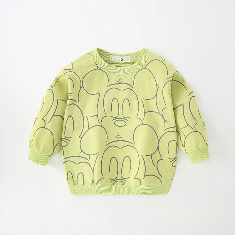 Infant Toddler Cartoon Mickey Disney Long Sleeve Sweater