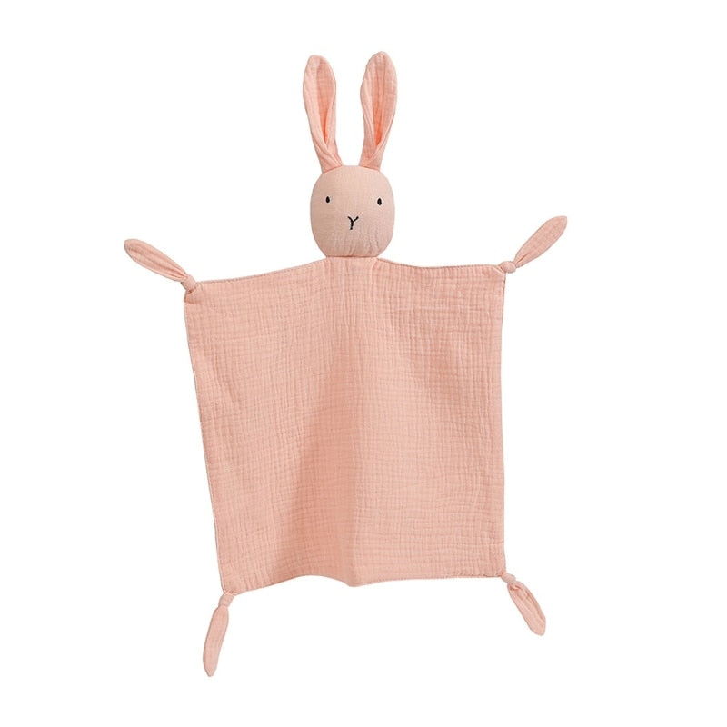 Baby Newborn Bunny Smiley Doll Soother Appease Towel Security Blanket Lovey