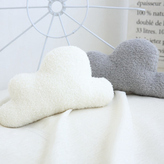 Cloud Sherpa Throw Pillow Cushion Plush Toy Nursery Decoration Gift