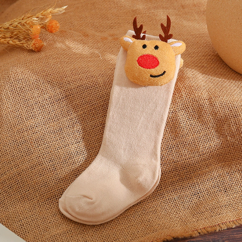0-5T Baby Toddler Kids Holiday Christmas Themed Cotton Socks