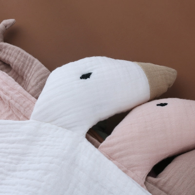 Baby Newborn Goose Doll Soother Appease Towel Security Blanket Lovey
