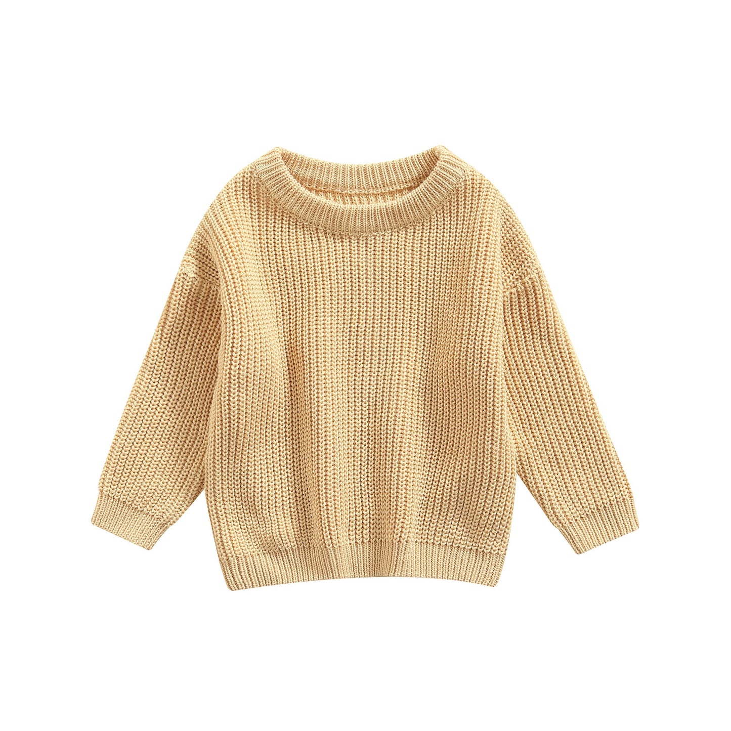 Infant Toddler Multicolor Warm Knit Long Sleeve Sweater Pullover