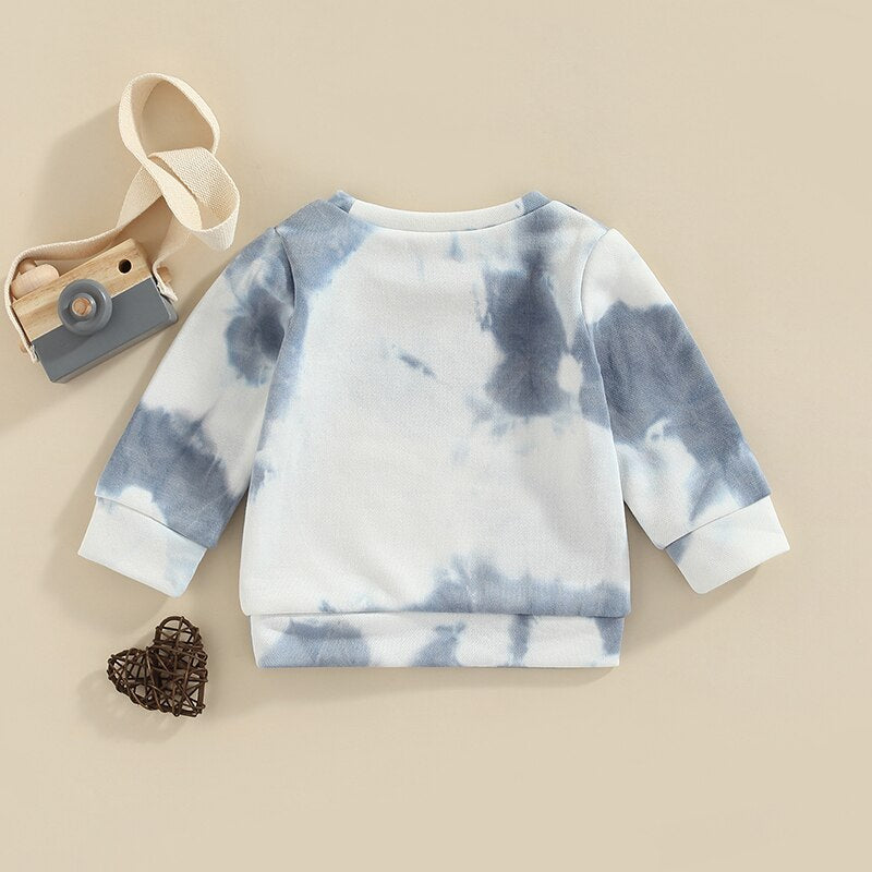 Unisex Infant Toddler Bubby Tie-Dye Crew Neck Pullover