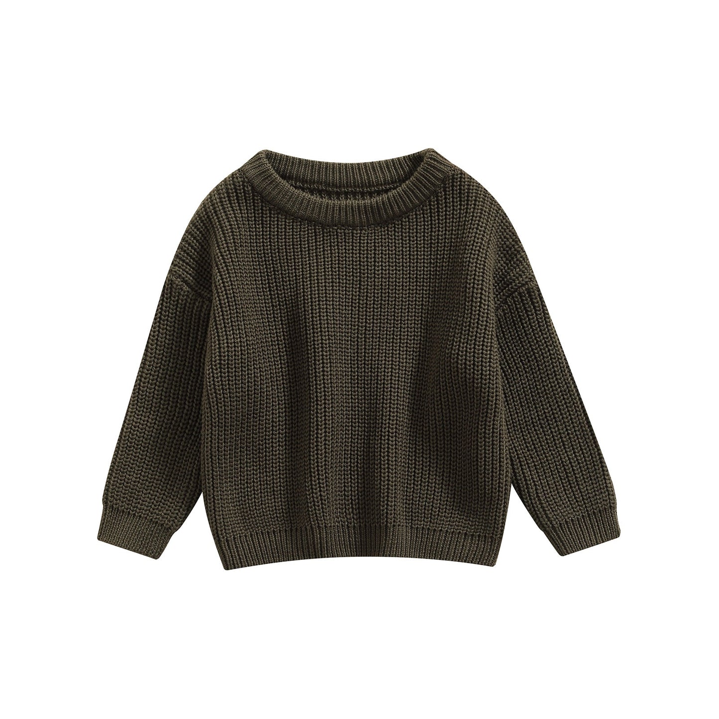 Infant Toddler Multicolor Warm Knit Long Sleeve Sweater Pullover
