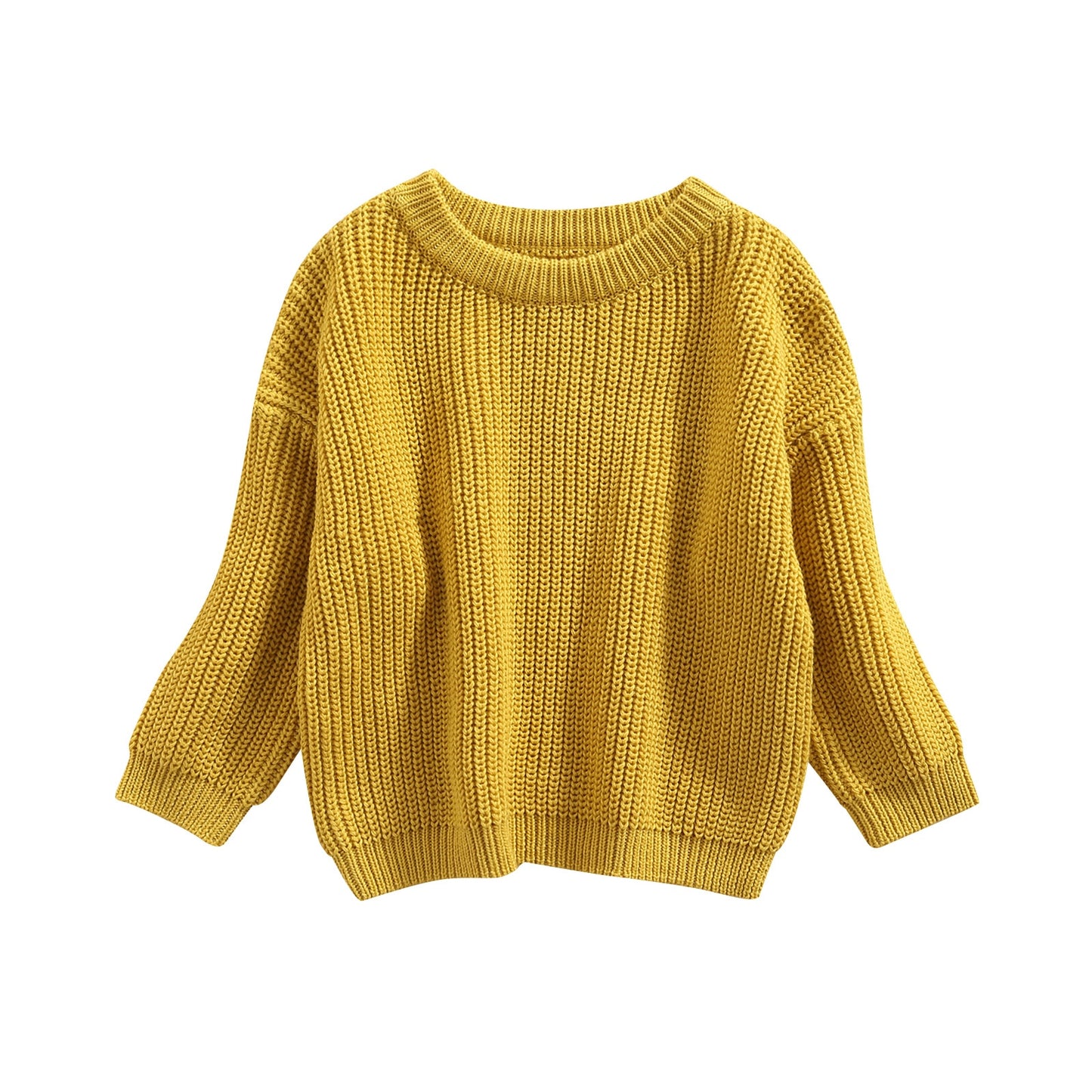 Infant Toddler Multicolor Warm Knit Long Sleeve Sweater Pullover