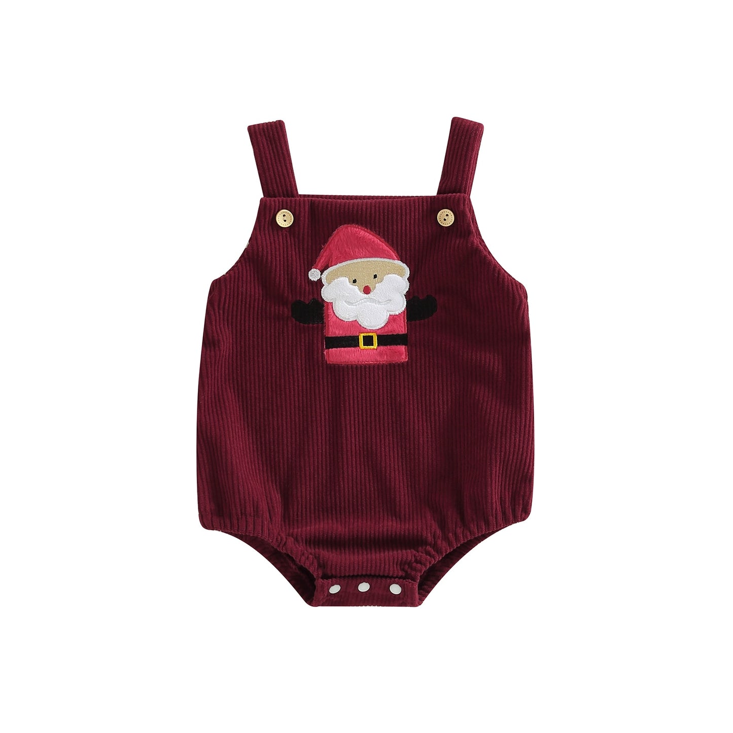 0-18M Baby Infant Toddler Holiday Christmas Corduroy Romper Deer Santa Tree