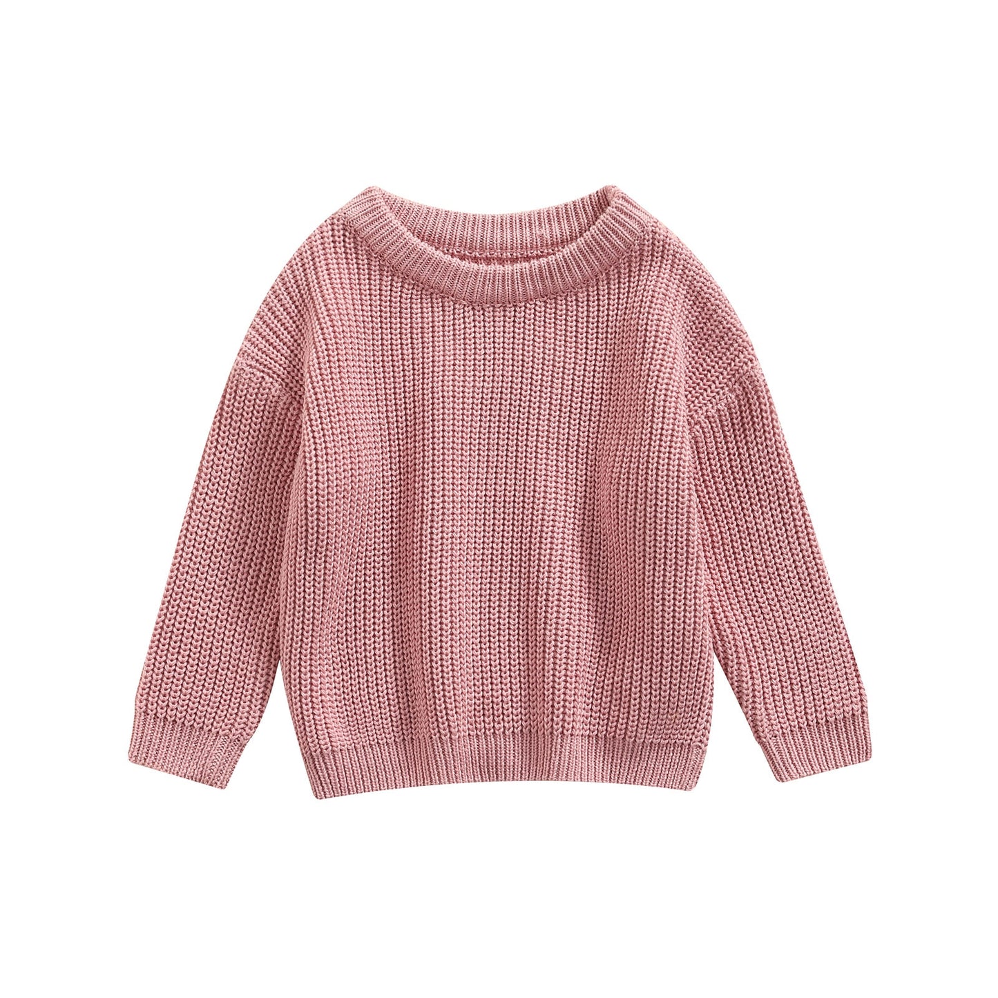 Infant Toddler Multicolor Warm Knit Long Sleeve Sweater Pullover