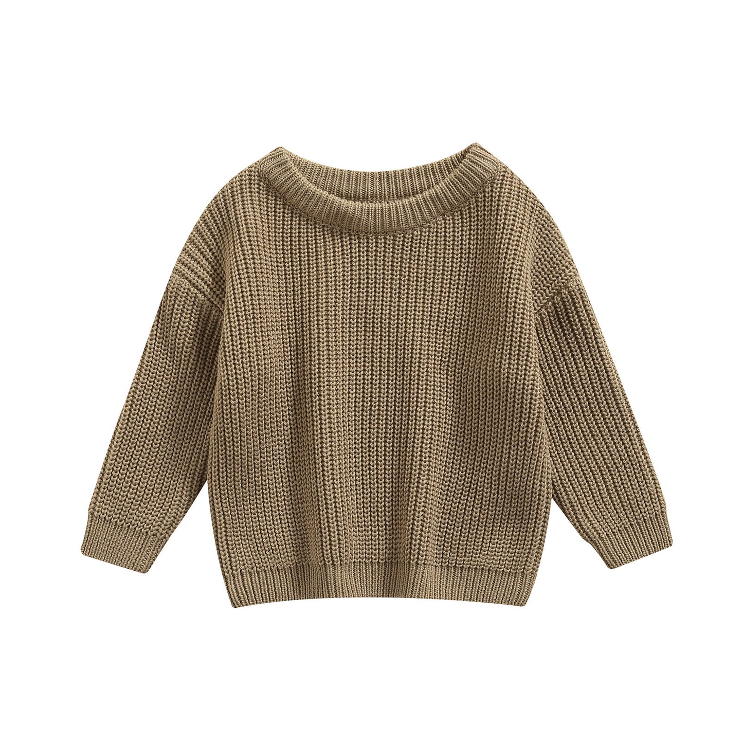 Infant Toddler Multicolor Warm Knit Long Sleeve Sweater Pullover