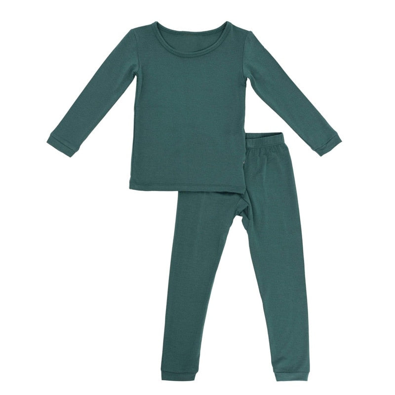 Dark green pj online set