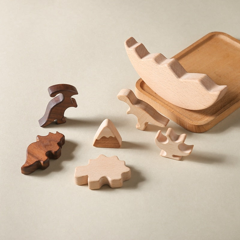 Dinosaurs Wooden Balance Blocks