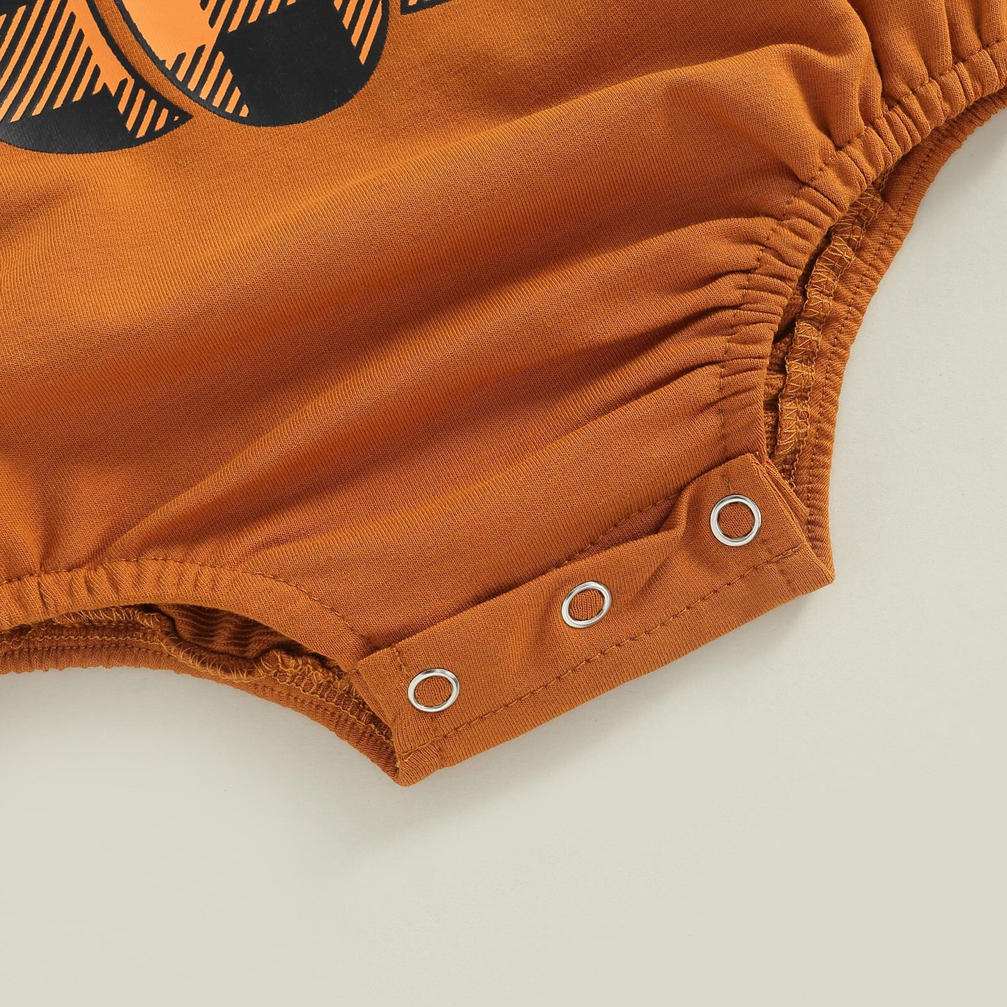 Infant Toddler Unisex Fall Halloween Orange Pumpkin Romper Sweater