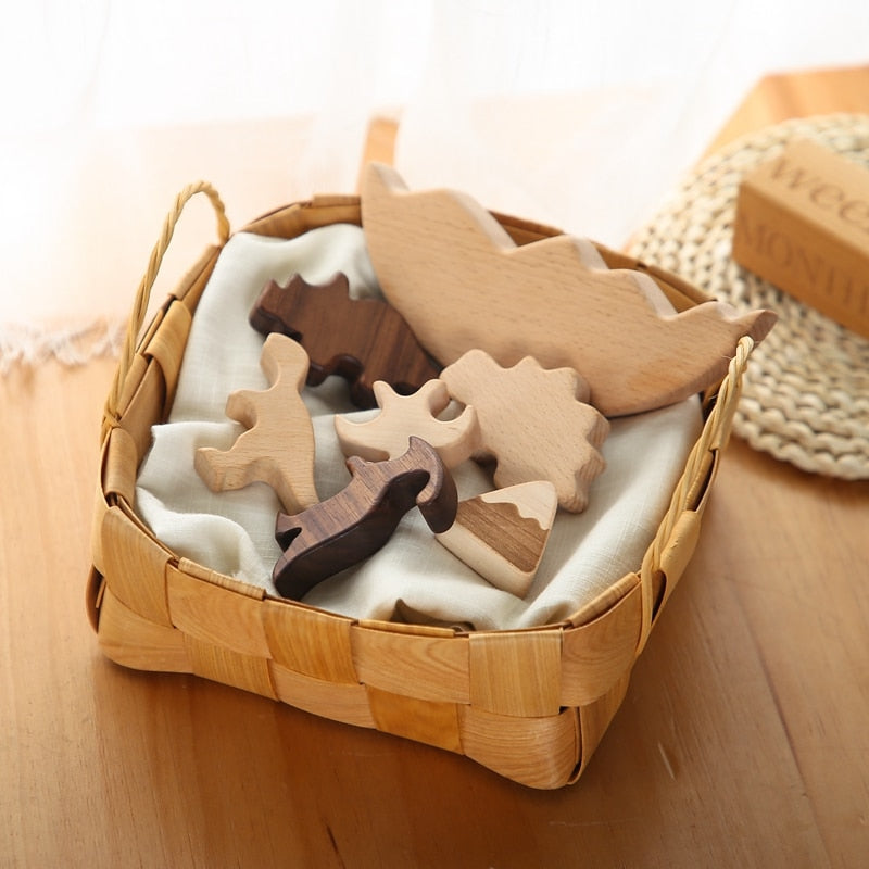 Dinosaurs Wooden Balance Blocks