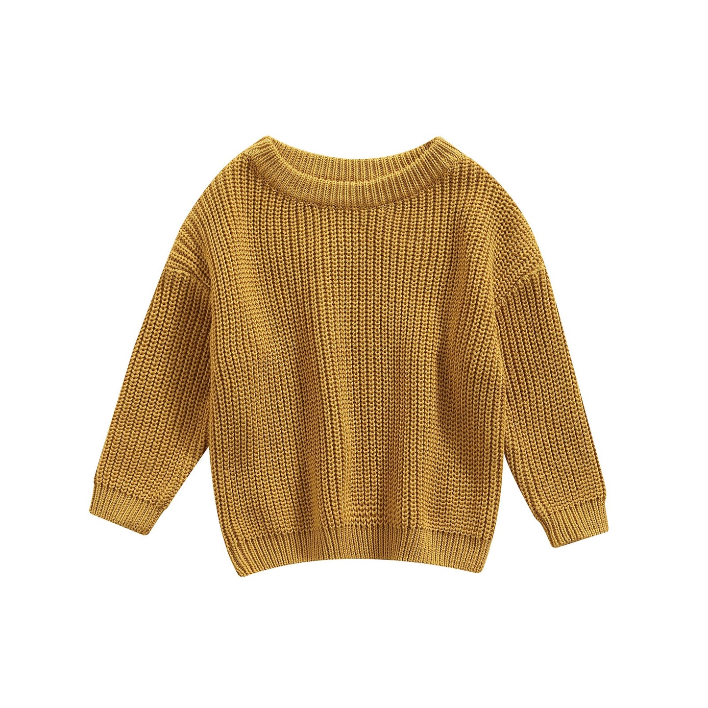 Infant Toddler Multicolor Warm Knit Long Sleeve Sweater Pullover