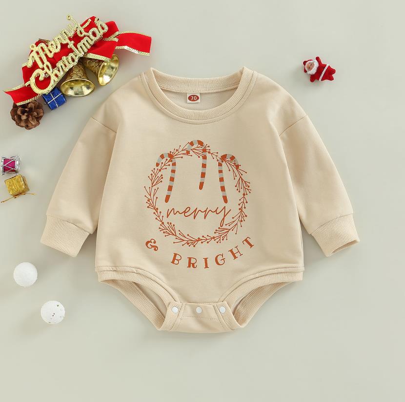 Unisex Infant Toddler Christmas Winter Print Long Sleeve Pullover Sweater