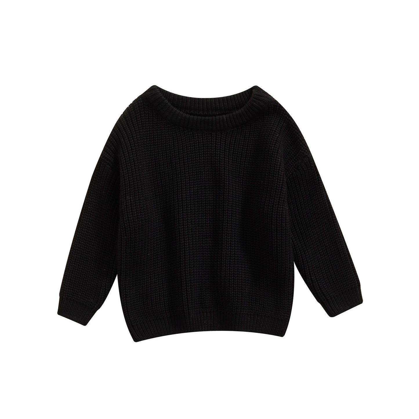 Infant Toddler Multicolor Warm Knit Long Sleeve Sweater Pullover