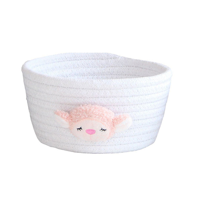 Kids Animal Hand Woven Small Storage Basket