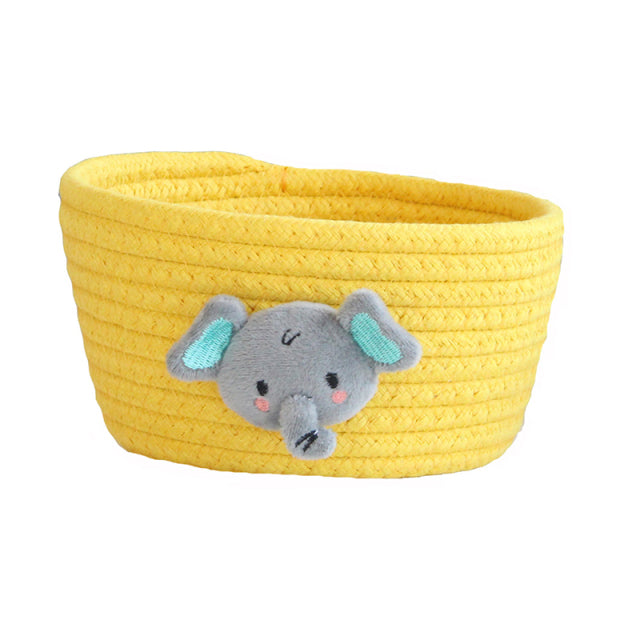 Kids Animal Hand Woven Small Storage Basket