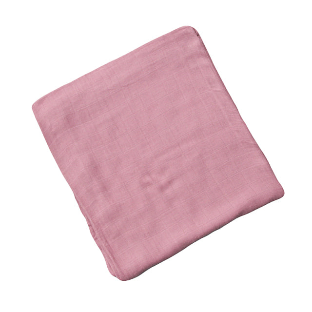 Solid Color Muslin Swaddle Blankets