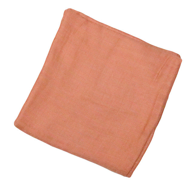 Solid Color Muslin Swaddle Blankets