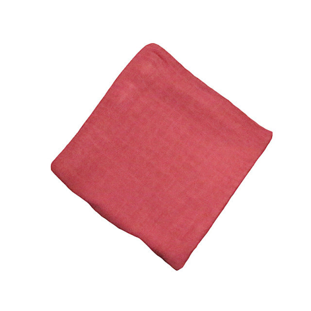 Solid Color Muslin Swaddle Blankets