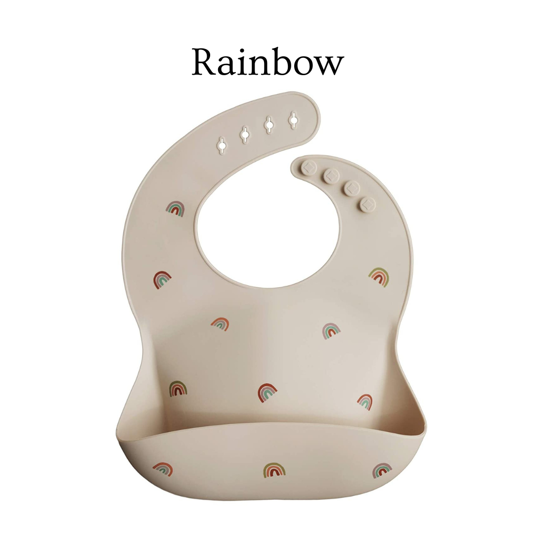 2 Pack - Baby Toddler Silicone Waterproof Adjustable Bibs