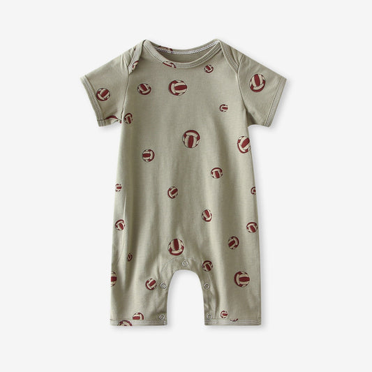 Baby Boys Summer Sport Cotton Romper Jumpsuit 0-24M