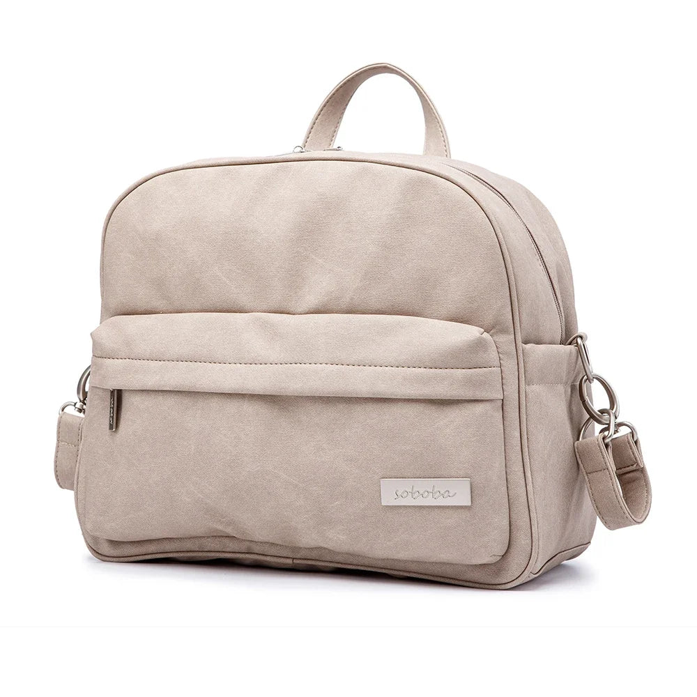 Pebble Leather Diaper Bag Baby Backpack Stroller Fit