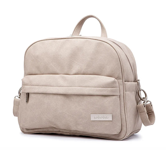Pebble Leather Diaper Bag Baby Backpack Stroller Fit