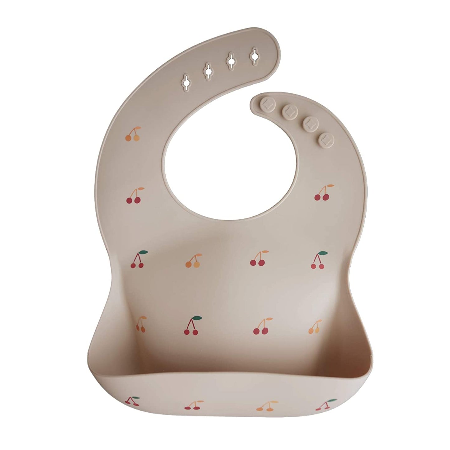 Baby Toddler Silicone Waterproof Bib Adjustable Pattern