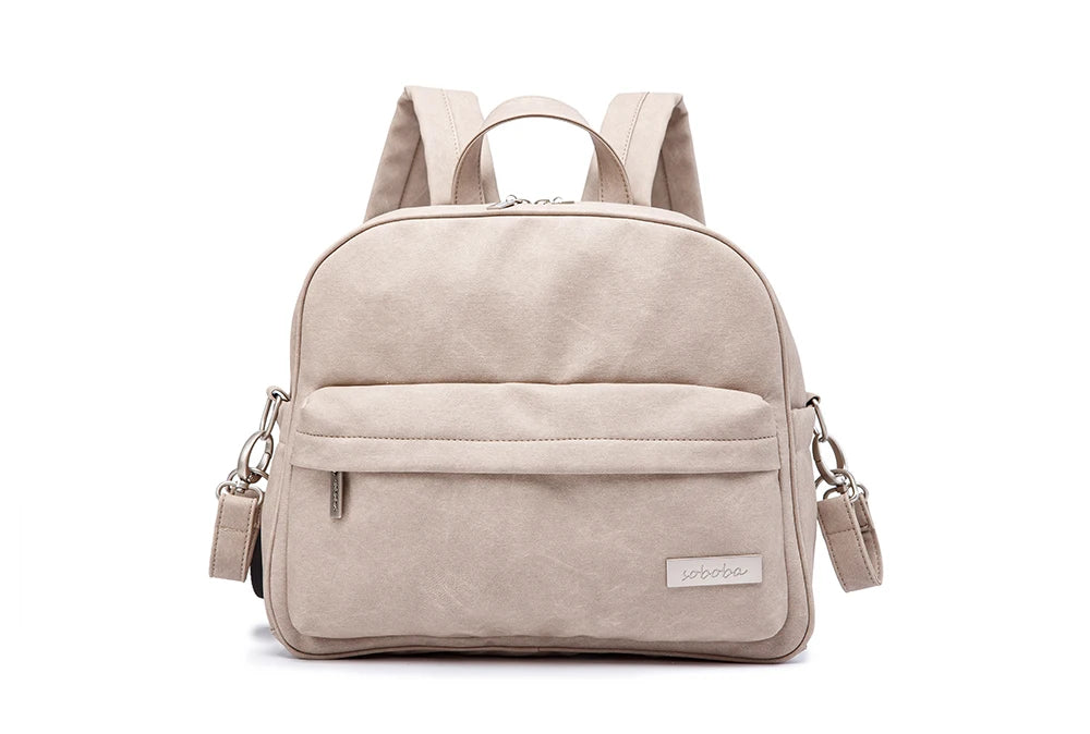 Pebble Leather Diaper Bag Baby Backpack Stroller Fit