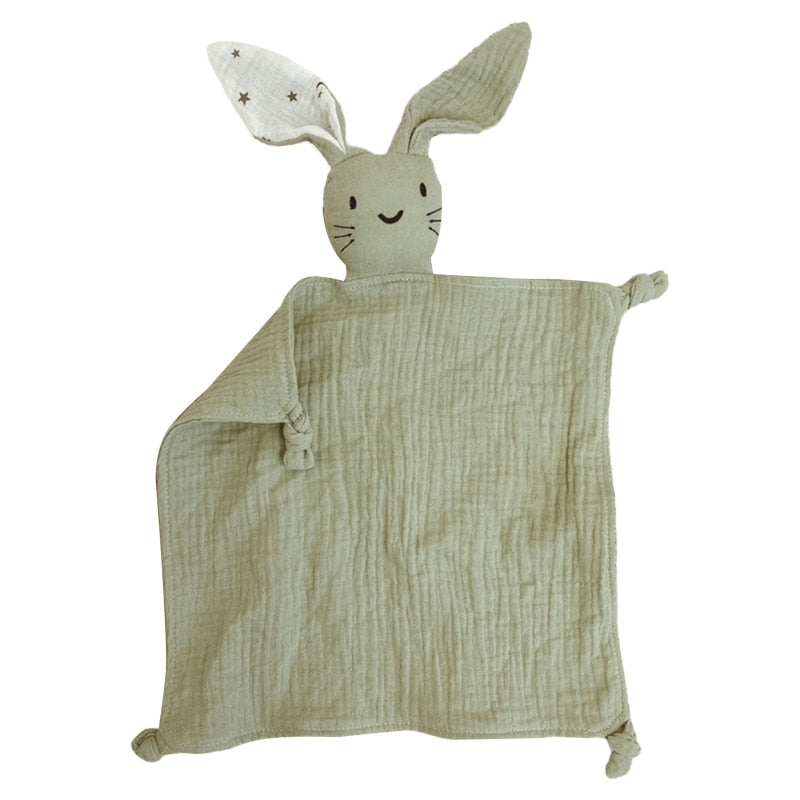 Baby Newborn Bunny Pattern Doll Soother Appease Towel Security Blanket Lovey