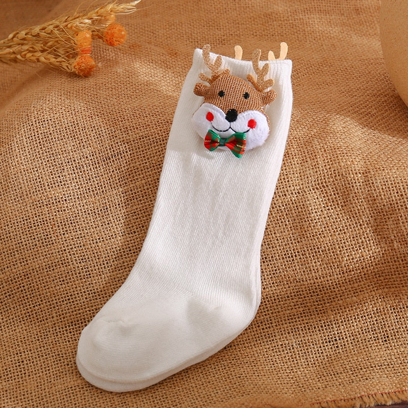 0-5T Baby Toddler Kids Holiday Christmas Themed Cotton Socks