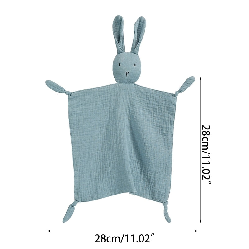 Baby Newborn Bunny Smiley Doll Soother Appease Towel Security Blanket Lovey