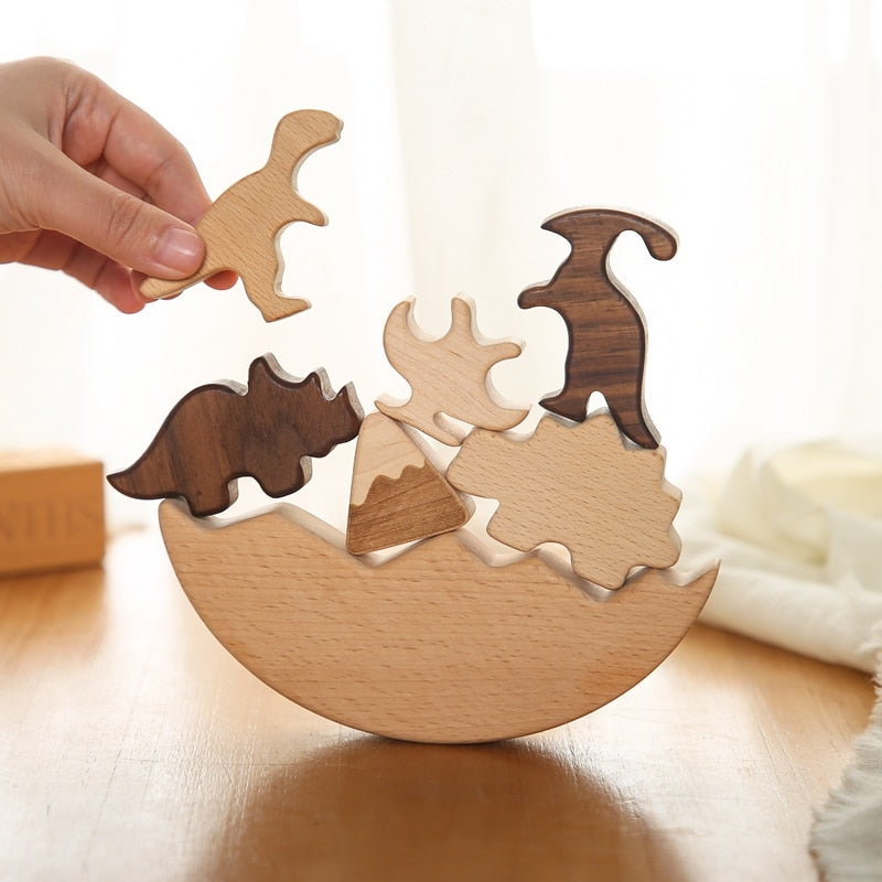 Dinosaurs Wooden Balance Blocks