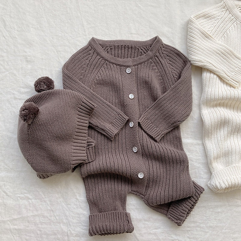 Baby knitted two piece 2024 set